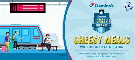 Makanan lezat di atas kereta api: Domino’s Pizza on Train