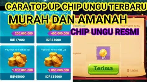 Beli Chip MD Ungu Resmi 1M Koin Ungu Eceran Murah