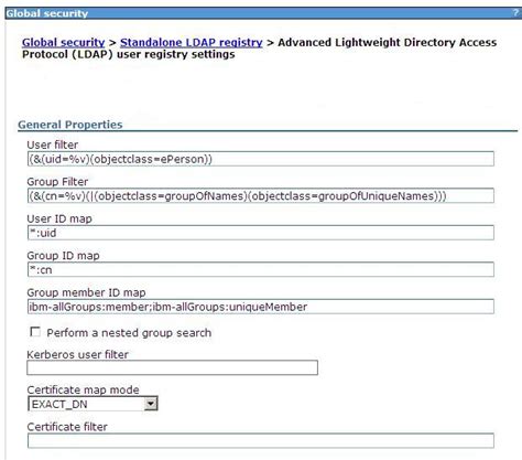 Mengkonfigurasi Filter Cari untuk Direktori Active Directory