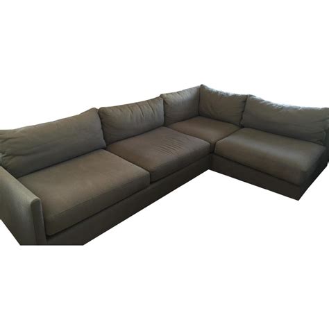 crate & barrel domino sectional