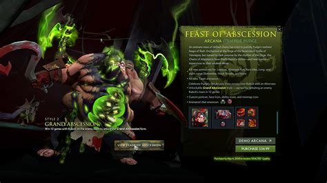 Pudge Arcana: Feast of Abscession