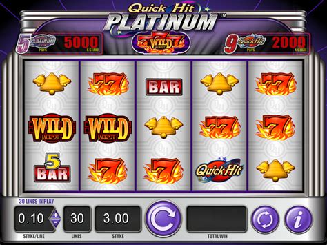 Quick Hit Platinum Slots – A Thrilling Game of Chance