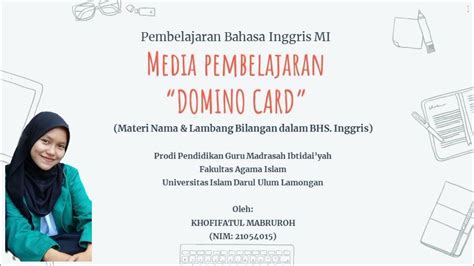 Media Belajar Domino Cards dalam Bahasa Inggris: Potensi dan Kontribusi