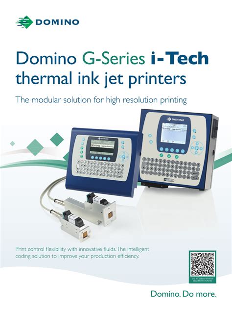 Domino Printer Type G: Revolutionizing Industrial Printing Technology