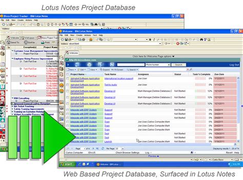 Penggunaan Client Lotus Notes untuk Mengekspor Data dan Mengatur Akses