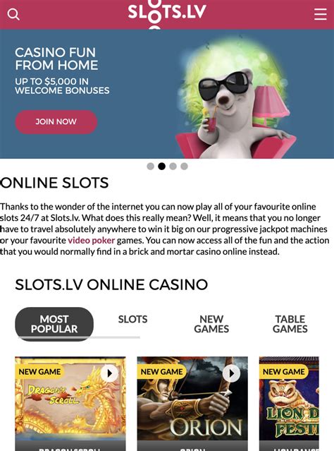 Bermain Slots dan Game Kasino Online di SlotsLV