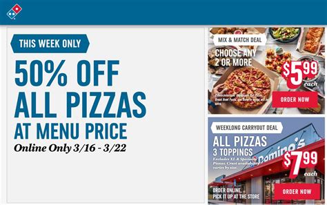 Dominos: Menu dan Diskon Terbaru