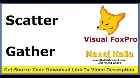 Menggunakan SCATTER NAME dalam Visual FoxPro