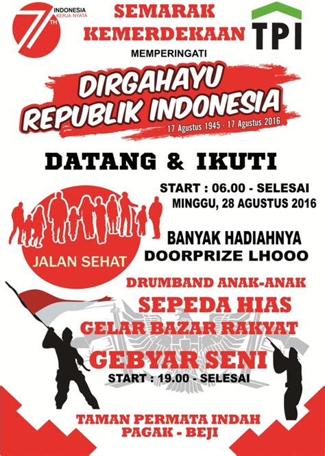 Menghadirkan Gebyar 17 Agustus dengan Desain Poster Pamflet yang Menarik