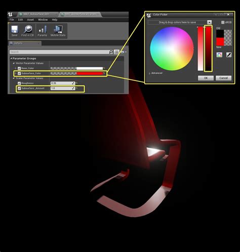 Menggunakan Subsurface Scattering dalam Material Anda