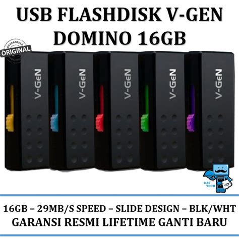 Markdown-Gen USB Flashdisk 2.0 Domino 64GB Black