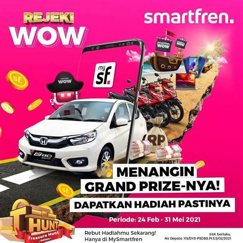 Smartfren WOW Treasure Hunt: Menjadi Pengguna yang Beruntung