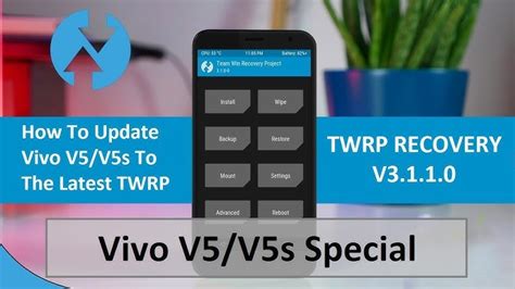 TWRP (Team Win Recovery Project) untuk BLU Vivo 5