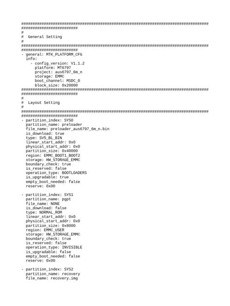 Membuat Scatter File untuk Chipset MediaTek pada PC Anda