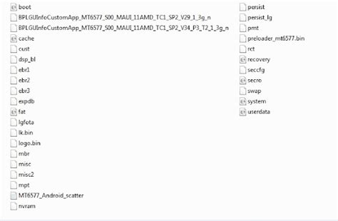 Panduan Membuat Firmware LG D686 dengan Scatter File