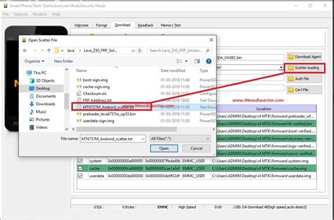 Mengunduh File Scatter MediaTek (MTK) untuk Device Anda