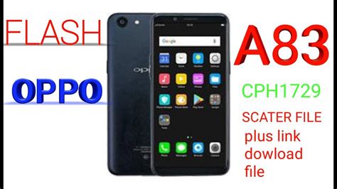 Cara Menginstal Firmware Oppo A83 CPH1729