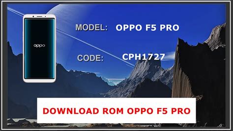 Cara Mudah Menginstal Firmware Oppo F5 CPH1723 dengan Scatter File