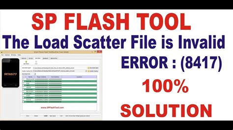 Solusi Error pada Flashing dengan SP Flash Tool