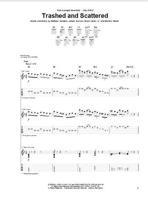 Guitar Pro Tab 5.10: Menguak Potensi Avenged Sevenfold