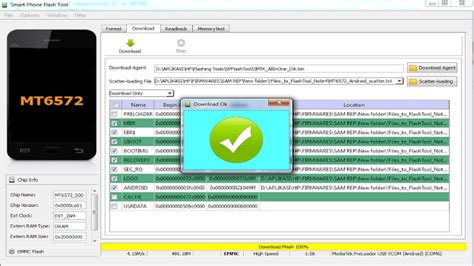 Cara Mengatasi Kesalahan Saat Flashing Smartphone Lenovo A319 dengan SP Flash Tool