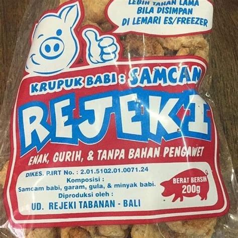 Krupuk Babi Rejeki: Oleh-oleh Bali yang Enak dan Legendaris