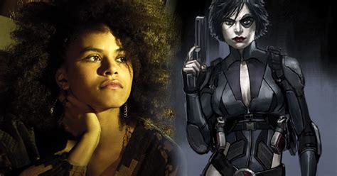 Zazie Beetz Berbaring Miring di Atas Tubuh Deadpool: Pemeran Domino dalam Deadpool 2