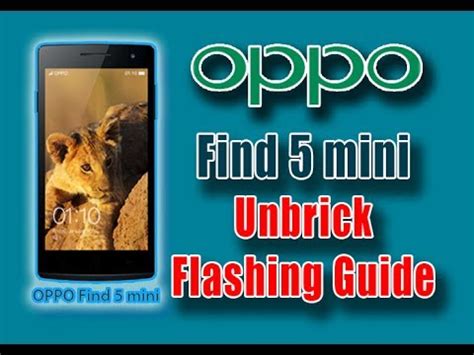 Firmware Flashing pada Oppo R827T dan Oppo Find 5 Mini R827