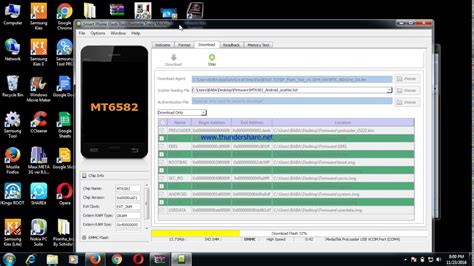 Flash MediaTek MT6582 Devices dengan SP_Flash_Tool_v5.1648_Win dan Scatter File