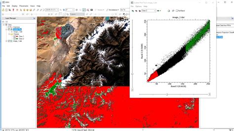 Menggunakan Plot Scatter 2D di ENVI Classic: Cara Mengklasifikasi Data Gambar Interaktif