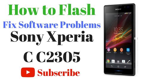 Sony Xperia C2305: Cara Flash Firmware dengan Bantuan Tool