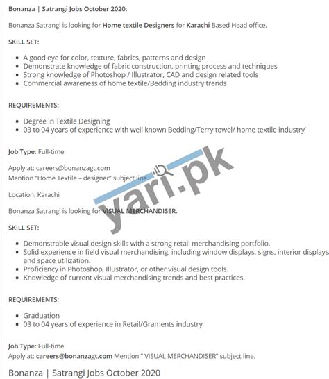 Pekerjaan Baru di Bonanza: Sales Manager Job in Karachi