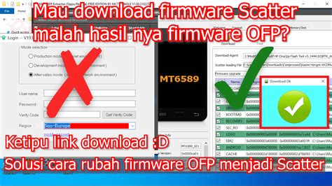 Mengunduh Firmware dengan File Scatter: Panduan Praktikal