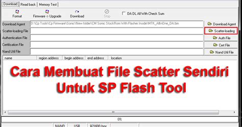 Memanfaatkan SP Flash Tool untuk Mengupdate/Flash ROM Stock pada Perangkat MediaTek