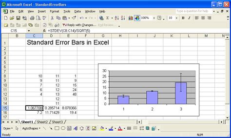 Menggunakan Error Bars dalam Grafik Scatter di Excel