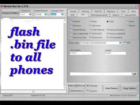 Konversi File BIN ke File Scatter