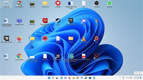 desktop icon scattered