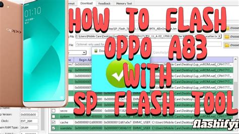 Tutorial Flash Oppo A83 via SP FlashTool: Bypass Auth dan Mengatasi Error WTD