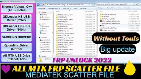 Cara Mengatasi FRP MTK dengan Tool MCT dan Scatter File