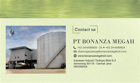 PT Bonanza Megah: Menjadi Pionir dalam Pembuatan Oils dan Fats