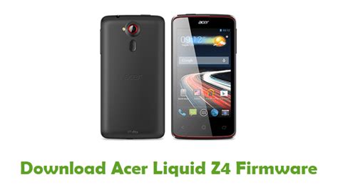 Mendownload Firmware Acer Liquid Z4 dengan Scatter File Dual Sim