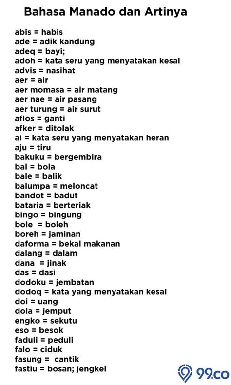 arti Ludo dalam Bahasa Manado