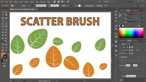 Tutorial: Menambahkan Efek Scatter Brush pada Desain Anda di Illustrator