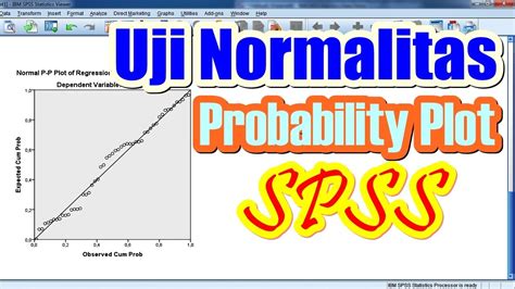 Cara Uji Normal Probability Plot dalam Model Regresi dengan SPSS