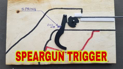 Trigger Mekanis Mechanism Pelatuk Trigger: Karya Terbaik Panah Ikan Paser Speargun Berburu Ikan