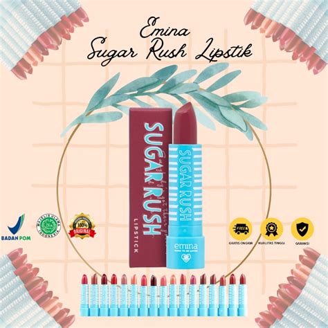 Review Emina Sugar Rush Lipstick