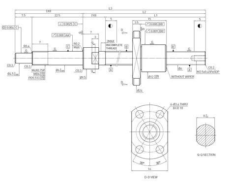 Mengenal Berbagai Dimensi Housing Ballscrew dari Hiwin