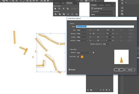 Membuat Brush Scatter di Adobe Illustrator