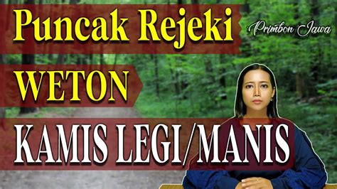 Wetton Kamis Legi: Membawa Keberkahan dan Kesuksesan