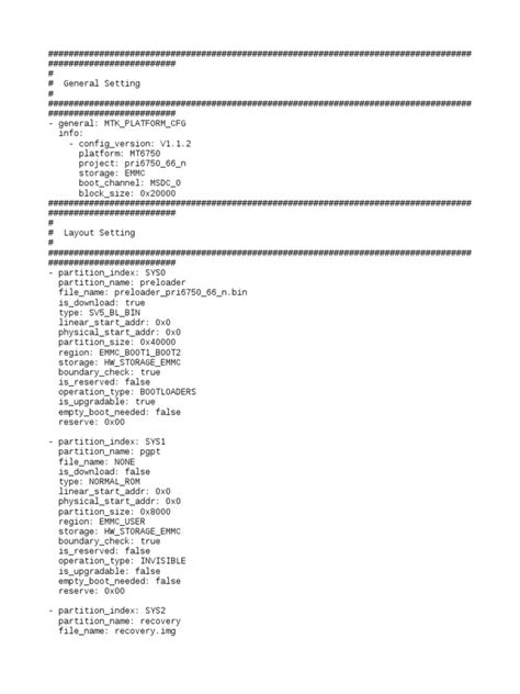 Mengunduh File Scatter MTK untuk perangkat MediaTek